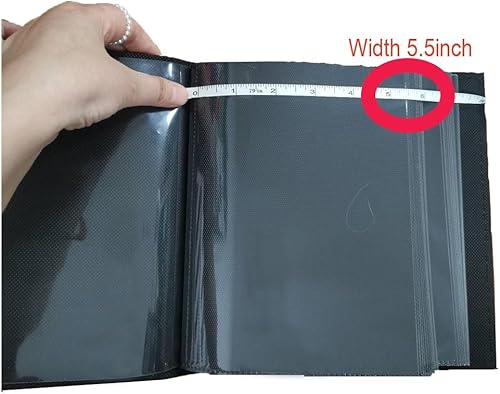 Vista 4 de Álbumes de fotos vintage de 5 x 7 bolsillos con flores de peonía, 50 hojas con capacidad para 100 impresiones de 5 x 7 pulgadas