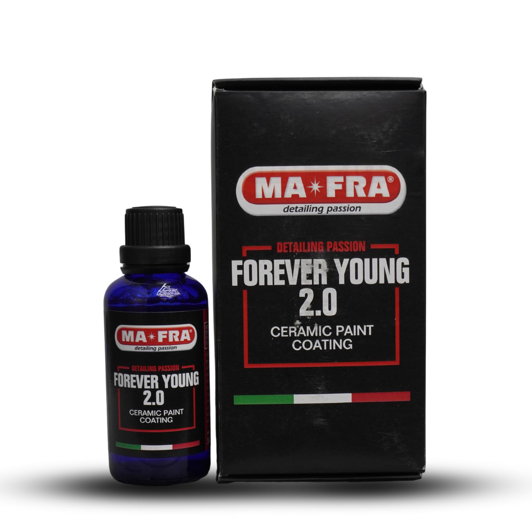 Mafra FY2.0 Car Ceramic Paint Coating | 10H Quartz SiO2 Protection | Self-Cleaning Hydrophobic Shield, UV Protection, 3D Gloss, PFAS-Free | Water Repellent Car Paint Sealant | Up to 3 Years
