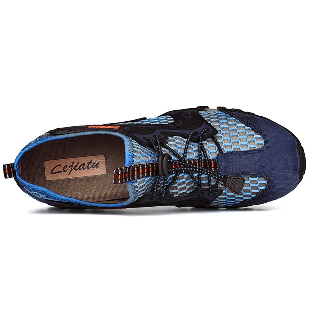 FLARUT Sandalias Deportivas Trekking Hombres Verano Pescador Playa Zapatos Casuales Transpirable Zapatilla de Senderismo Deportes Montaña y Asfalto Zapatos para Correr Malla
