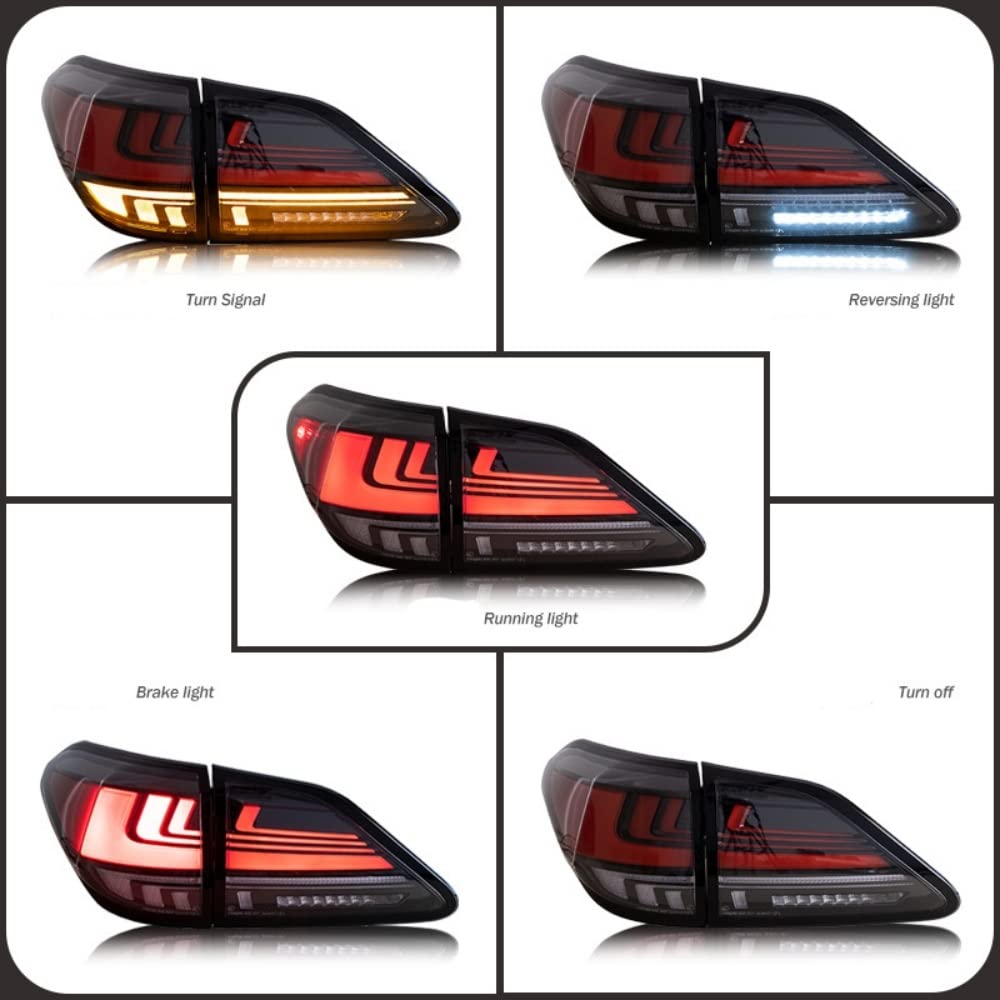 Feu Arrière Pour Lexus RX300 RX330 RX350 (2003-2008) - Feu Stop, Clignotant, Feu De Recul - Côté Droit - 2