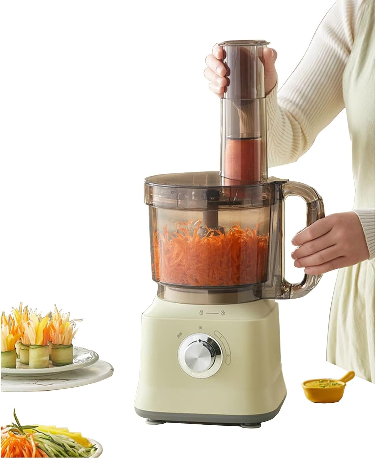 Amazon.co.jp フードプロセッサー 業務用 フードプロセッサー food processor多機能全自動スタッフィング、ノブ