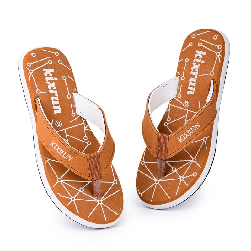 kixrun Women's Comfortable Hawai Slippers for Daily Wear | Lightweight Anti-Skid Flip Flops | Soft Cushion Sole Casual Slippers for Indoor & Outdoor Use-picture-11