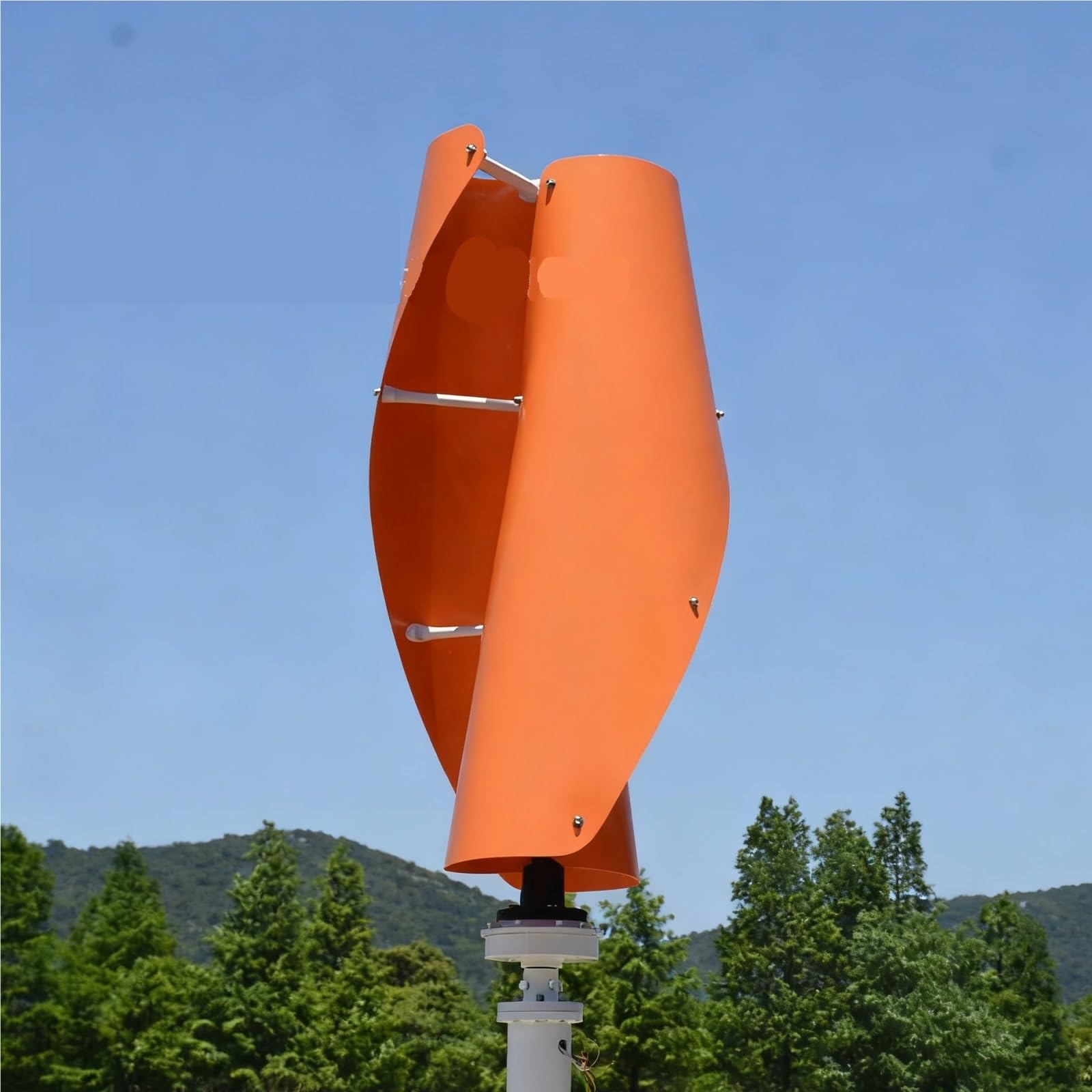 Generador de viento, Generador Eólico Naranja 600W, Pequeño, Micro-viento,para el hogar barco marino