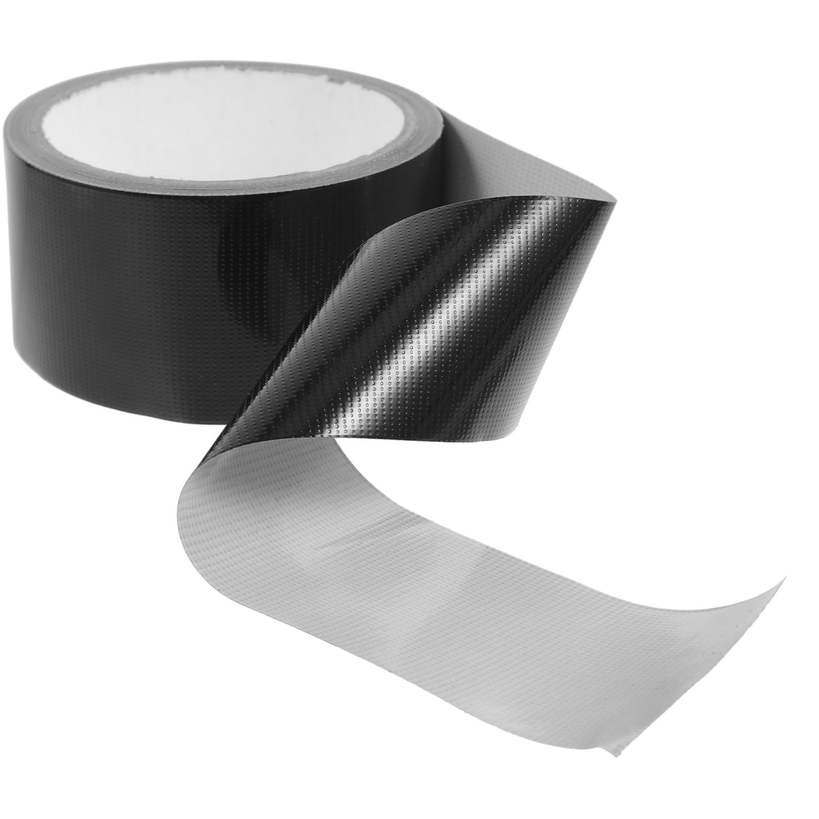 Cabilock 4 Sätze Starkes Band Klebeband Schwarz Teppich Klebeband Selbstklebend Handwerk Stoff Streifen Reparatur Gewebeband Klebebänder Schwarzes Klebeband Band Für Mullfaser 2 Rollen * 4