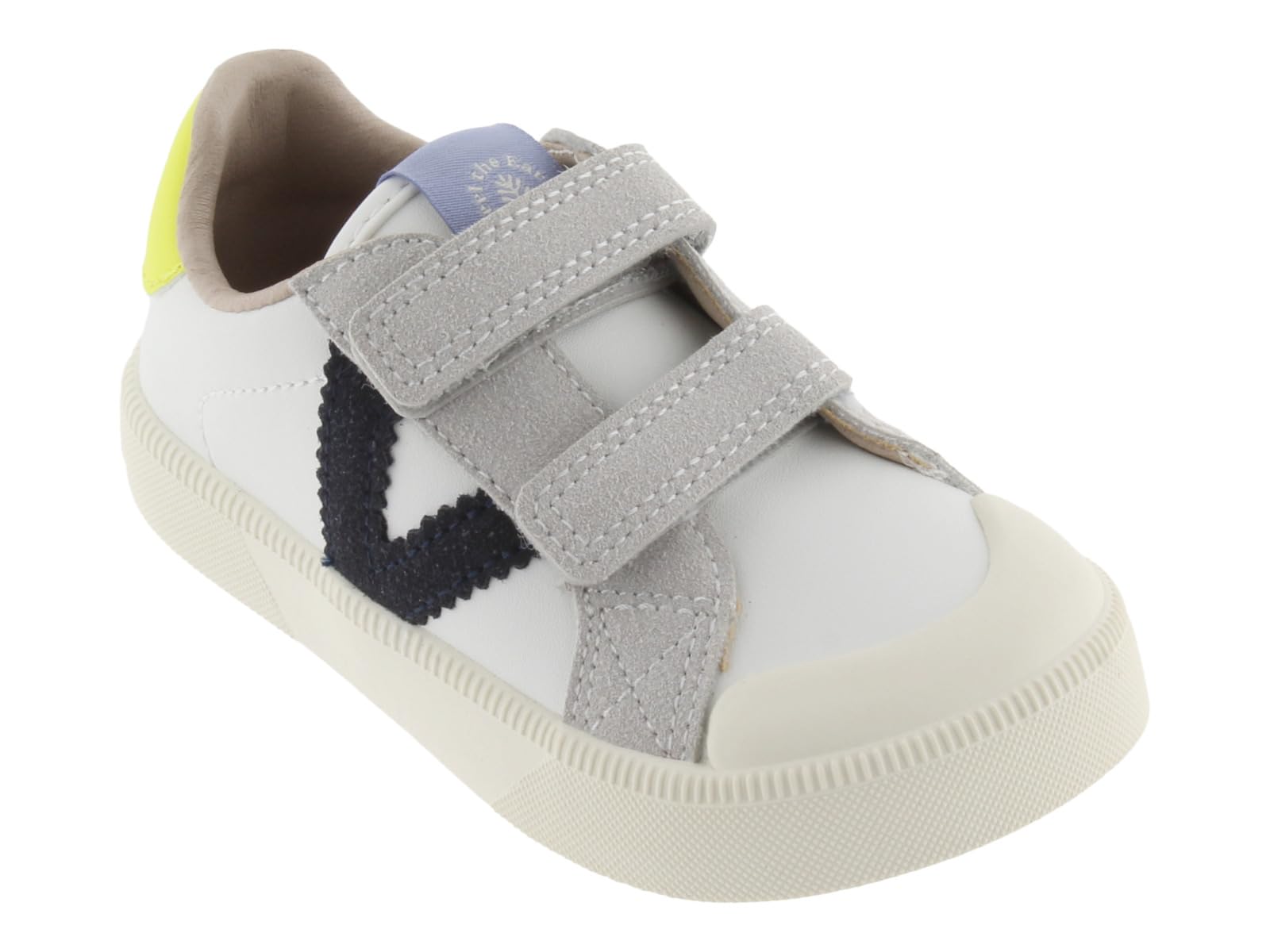 victoria Basket Unisex Oliver Barefoot Efecto Piel & Piezas En Contraste & Tiras Adherentes 1356101 para Niños