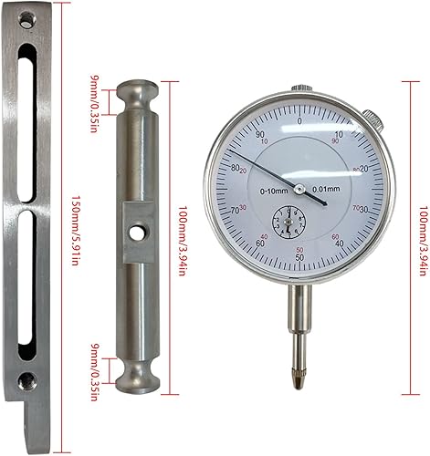 Miniatura 2 de Indicador de esfera de sierra de mesa, plantilla de alineación de valla de sierra de mesa, calibrador de sierra de mesa ajustable con indicador de