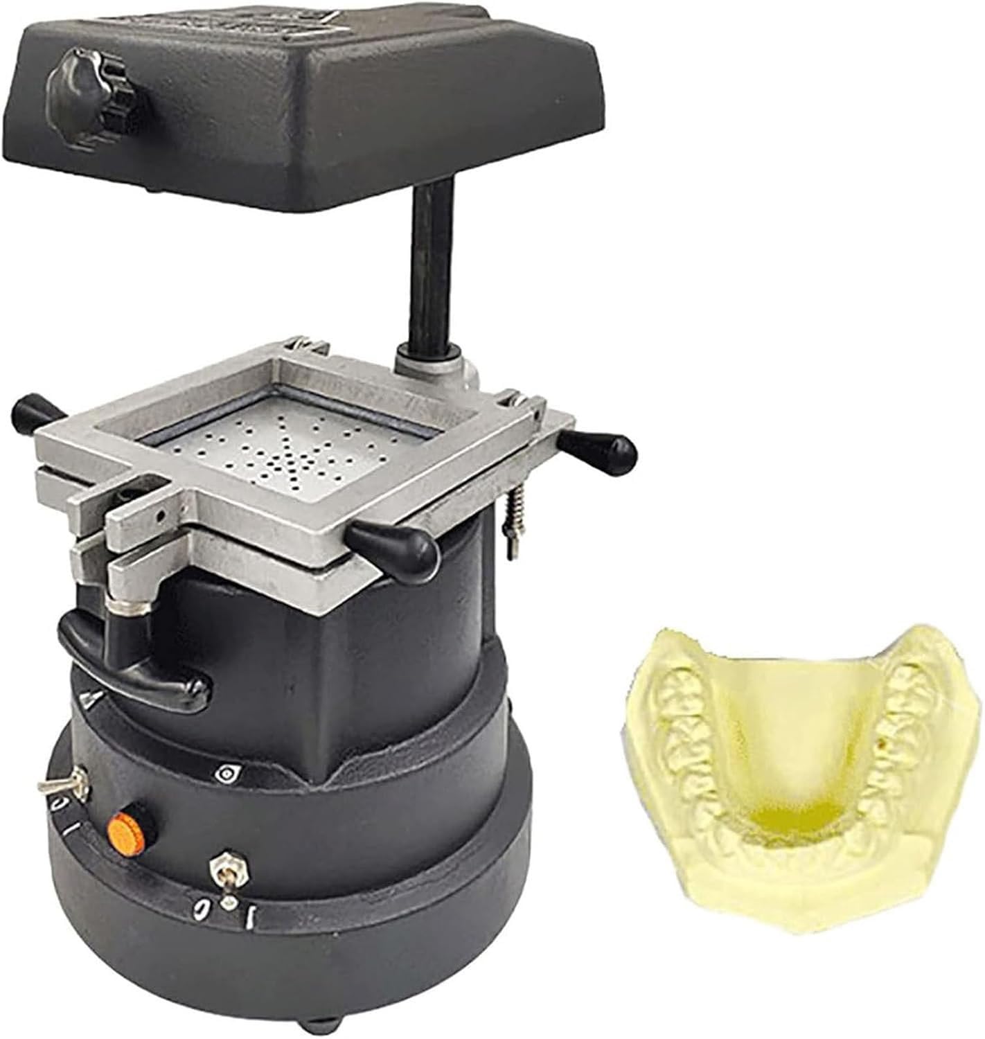 Macchina per termoformatura dentale da 1200W,stampaggio sottovuoto per laboratorio odontotecnico,Apparecchiature per stampaggio a caldo da laboratorio,per la produzione di fogli di contenzione