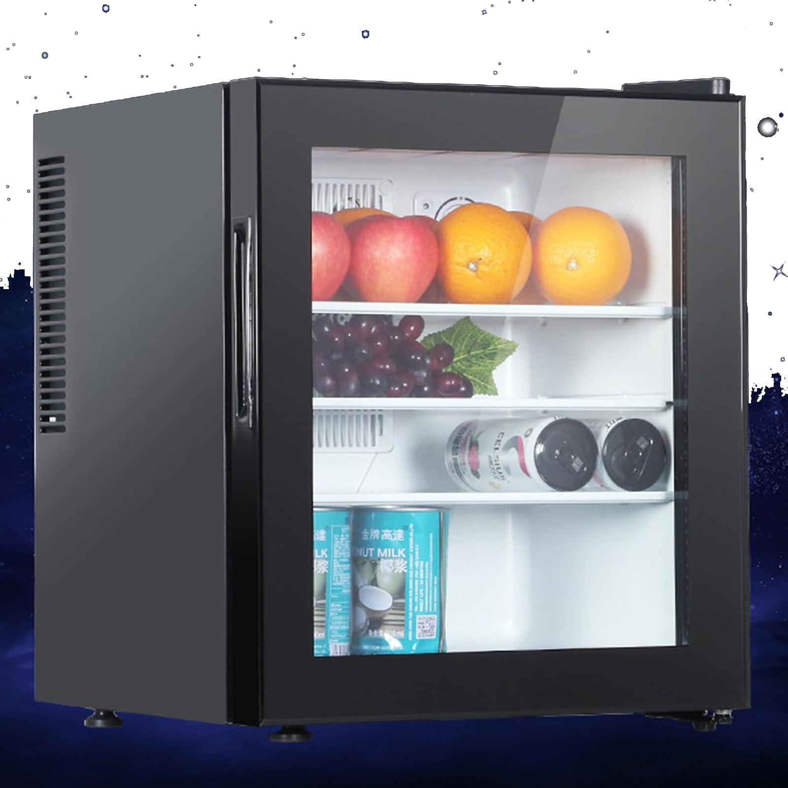 Congelador Vertical Con Cerradura, Congelador Compacto Una Puerta 40L