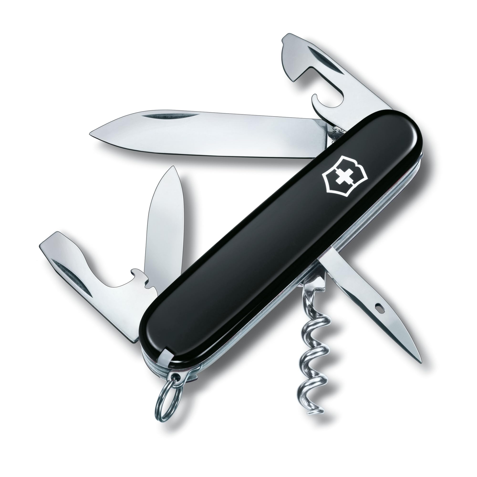 VICTORINOX Spartan Swiss Army Knife, Multi-functional Knife, Outdoor, Disaster Preparedness Goods, Corkscrew Screwdriver, Slotted Screwdriver, Equipped with a Swiss-made Multi-Tool, Compact Disaster