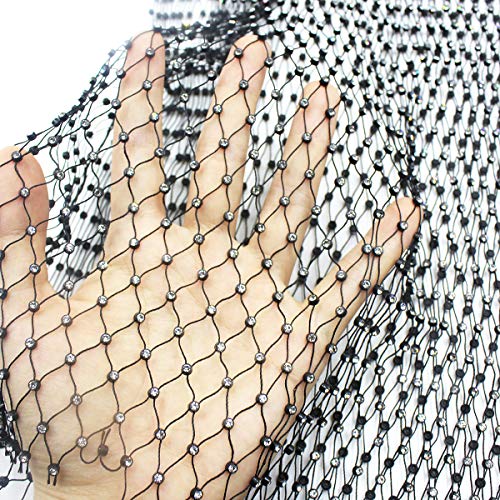 Women Sexy Mesh Tank Tops Diamond Hollow Out See Through Crop Tops For Festival Club Rave Outfit #TOP6