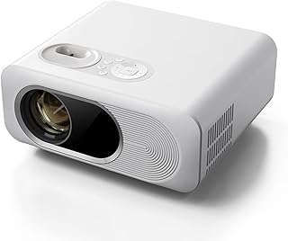 [Electric Focus] 4K Projector with WiFi and Bluetooth 5.2, TOPONNY C12 Native 1080P 500 ANSI Video Projector, P2P Mirroring Portable Outdoor Movie Projector, Smart Home Projector for Phone/PC/TV Stick