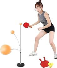 Ping Pong Training Table Tennis Practice Machine for Solo Practice Table Tennis Set Ping Pong Table Tennis Ball Practice Machine Table Tennis Racket Table Tennis Trainer Kit Family Ping Pong Dedicated