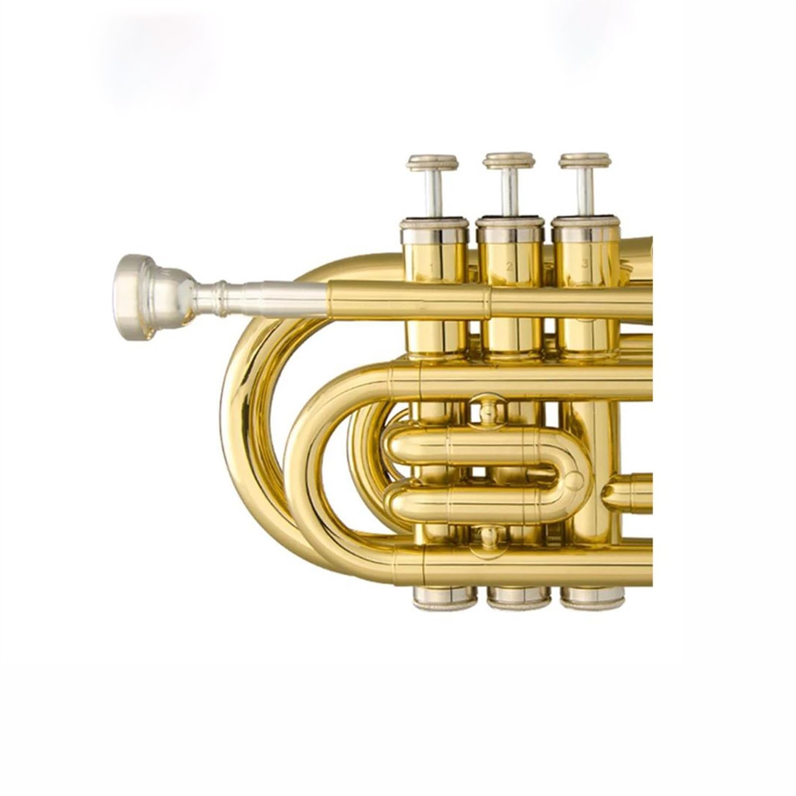 Standard Trąbka Bb Mosiężna Trąbka Kieszonkowa Lakierowana Instrumenty Muzyczne Profesjonalna Stal Nierdzewna Początkujący Pełny Ton