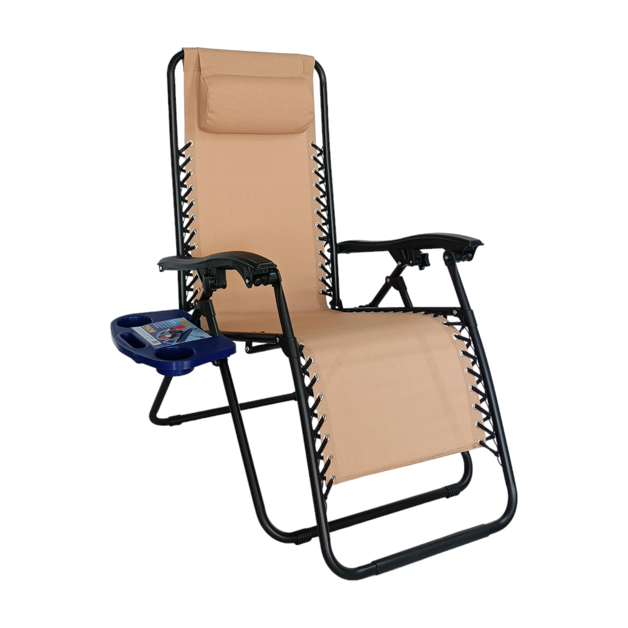 Pincho Tumbona Jardin Exterior, Sillon Gravedad Cero, Hamaca, Silla Jardin Exterior, Plegable, terraza, Camping (1 Unidad)