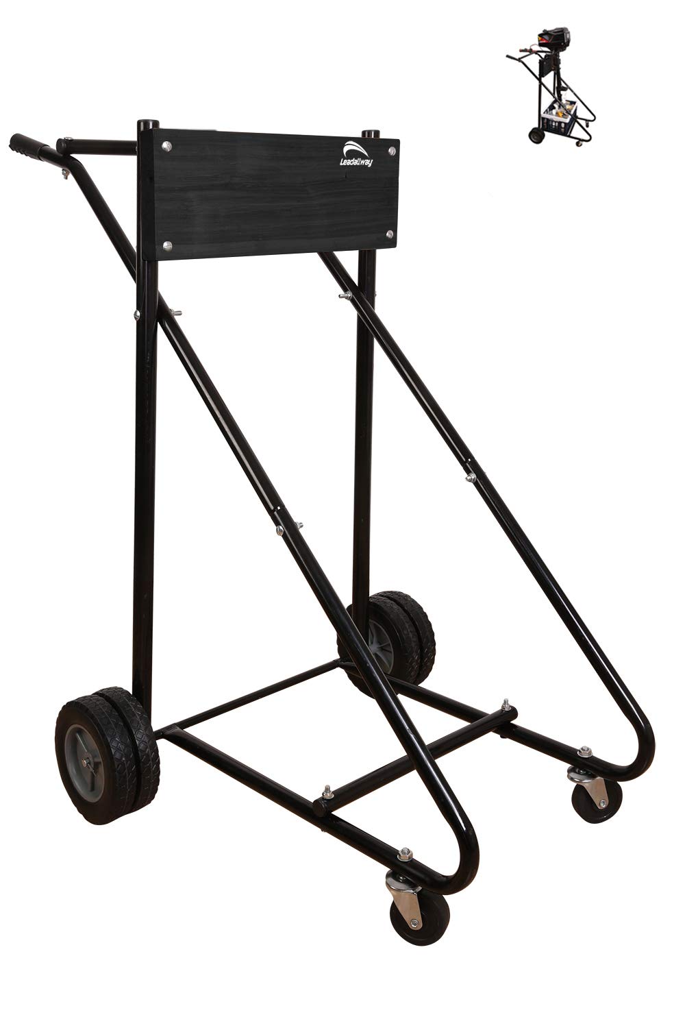LEADALLWAY Outboard Boat Motor Stand with Wheels or Display Carrier