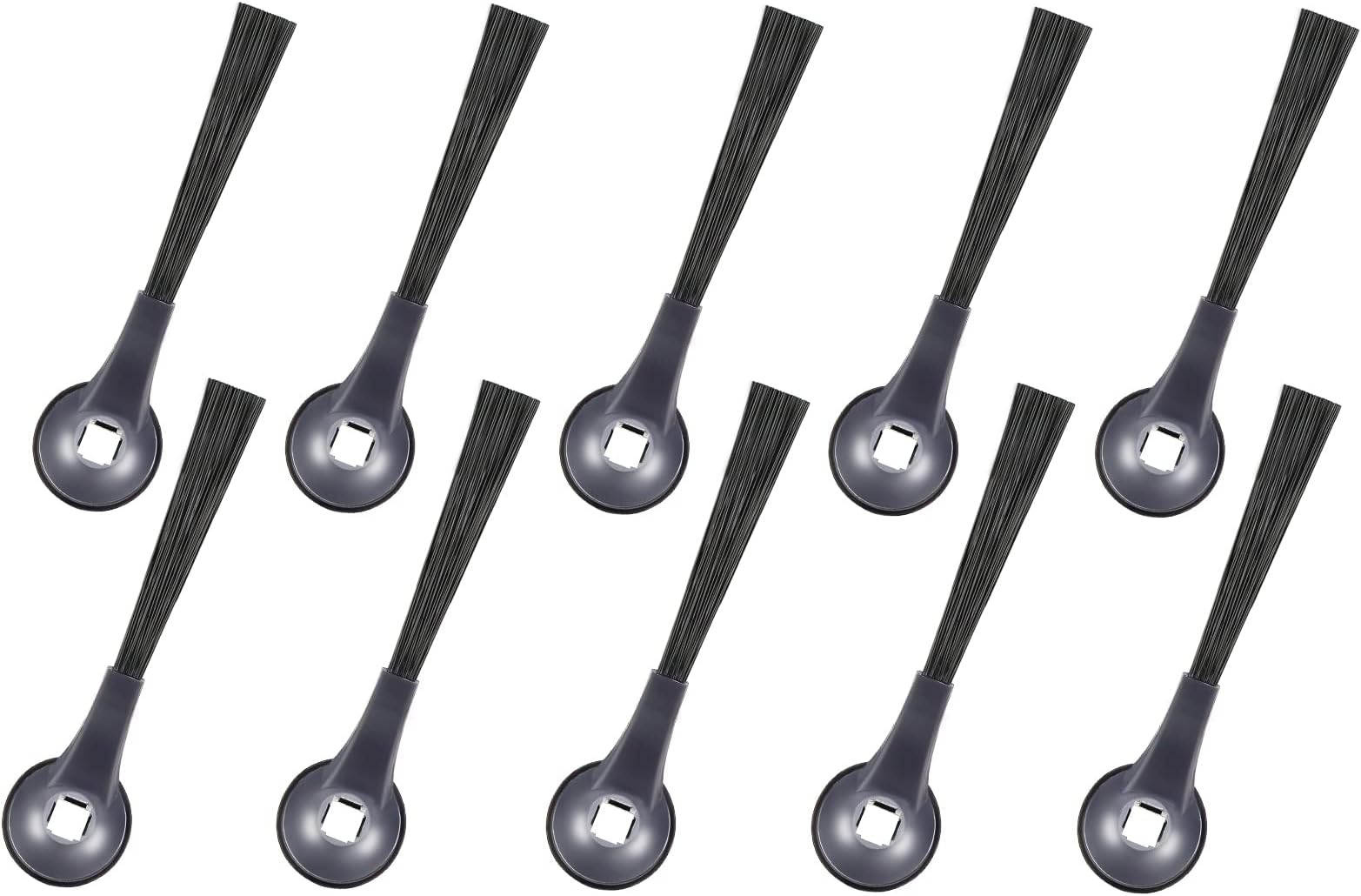 Techecook 102KY1000 Shark Side Brushes Replacement for Shark IQ Robot Brushes RV912S RV1100 R100 R101AE RV1001AE RV1000 AV911S AV1010AE AV2501AE RV2011DRUS, Shark Vacuum Brushes 102KY1000 10Pack