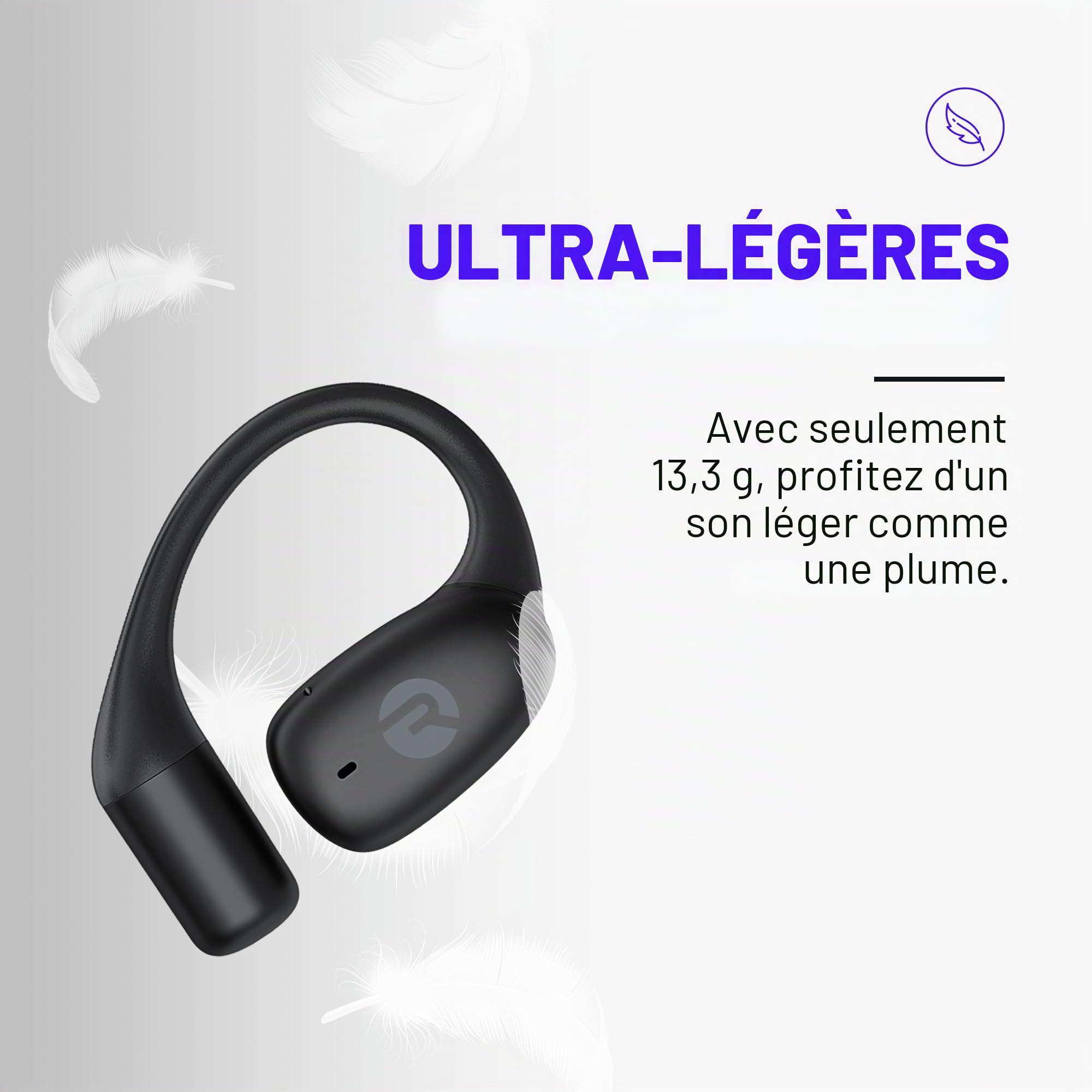 Raycon Essential Open Earbuds (Bleu)