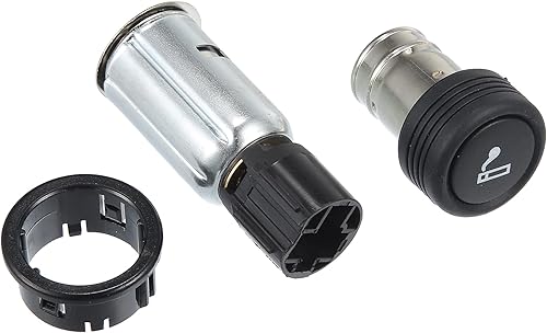 Motoforti Conjunto de encendedor de cigarrillos de coche, enchufe para encendedor de cigarrillos, para Ford E-150 2009-2012, plástico,