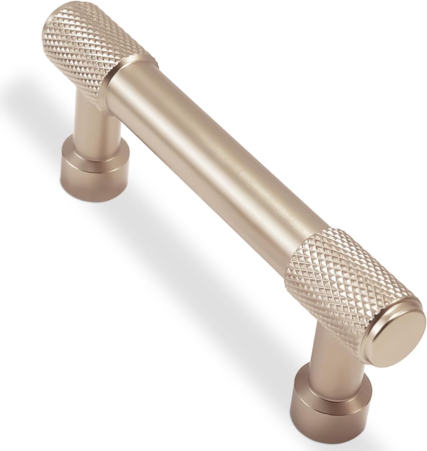 10 Pack 5 inch Champagne Bronze Kitchen Cabinet Handles Knurled Cabinet Pulls Gold Drawer Pulls Kitchen Cabinet Hardware Dresser Handles