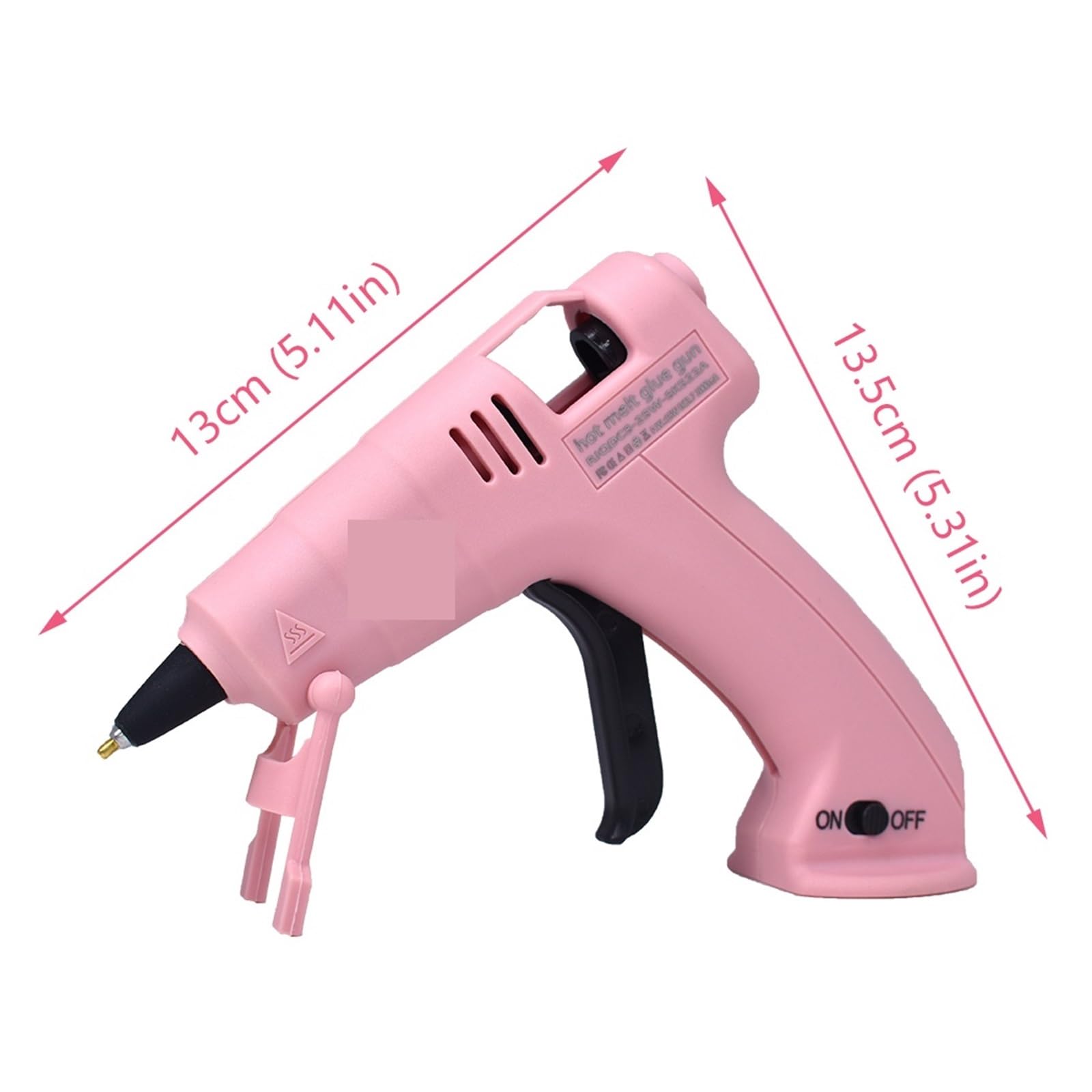 Bezprzewodowy Pistolet Do Klejenia Na Gorąco Dziecko Rękodzieło Domowe Naprawy DIY Użyj Kleju W Sztyfcie 7 Mm Bezprzewodowy Pistolet Do Klejenia 3,6 V 2000 MAh 60 Min Czas Użytkowania(SET-3)