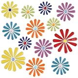 Artspac Ceramic Mosaic Tiles for Crafts, 454g Flower Mosaic Tiles Ceramic,Glazed Mosaic Craft Supplies for Garden Spring Decoration