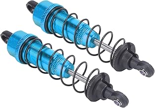 Amortecedor RC de 90 mm, material de metal Amortecedor de amortecedor RC de 90 mm durável para choques de esteira de carro de carrinho de RC(Azul)