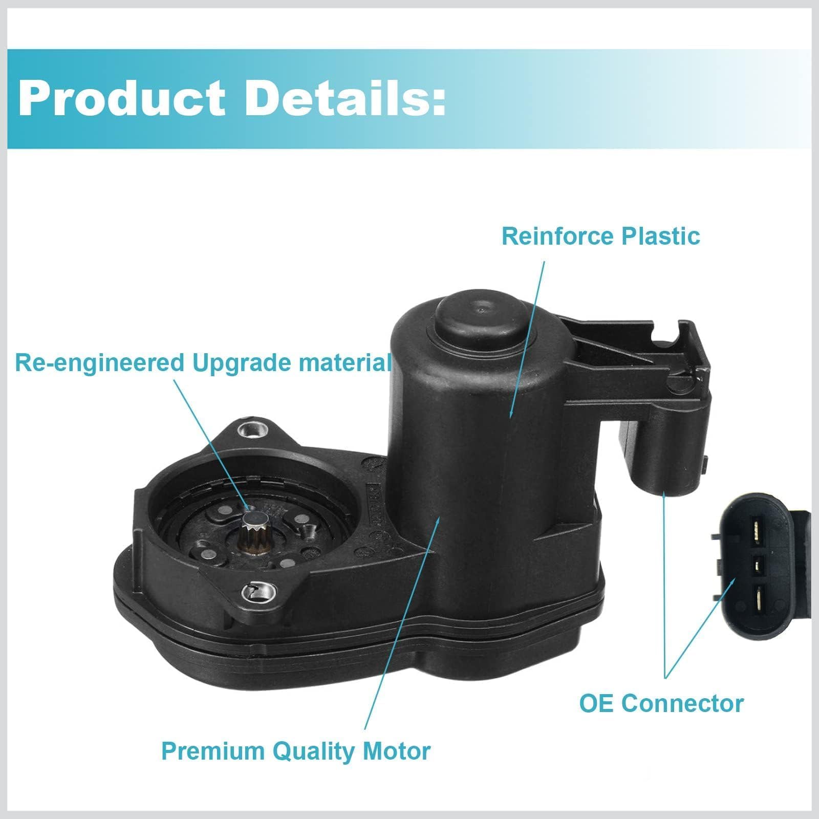 Ensun 34216794618 actuador de freno de estacionamiento trasero para BMW 528i 535i 640i 650i M5 X3 Z4