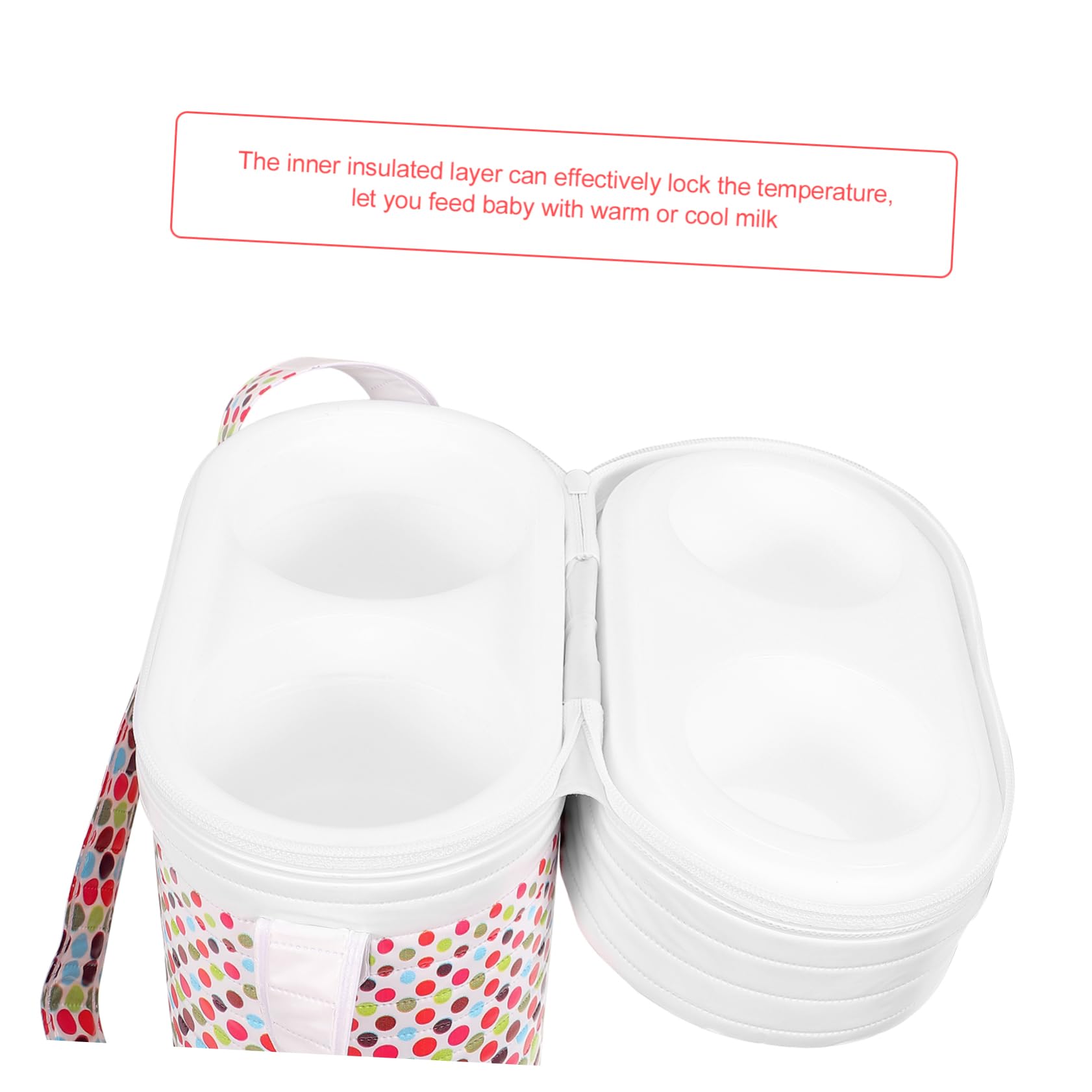 SUPVOX 2 Pezzi Secchio Isolato Per Latte Materno Tazza Per Biberon Latte Materno Refrigeratore Scaldabiberon Da Viaggio Scaldabiberon Manicotto Borsa Per Biberon Isolata