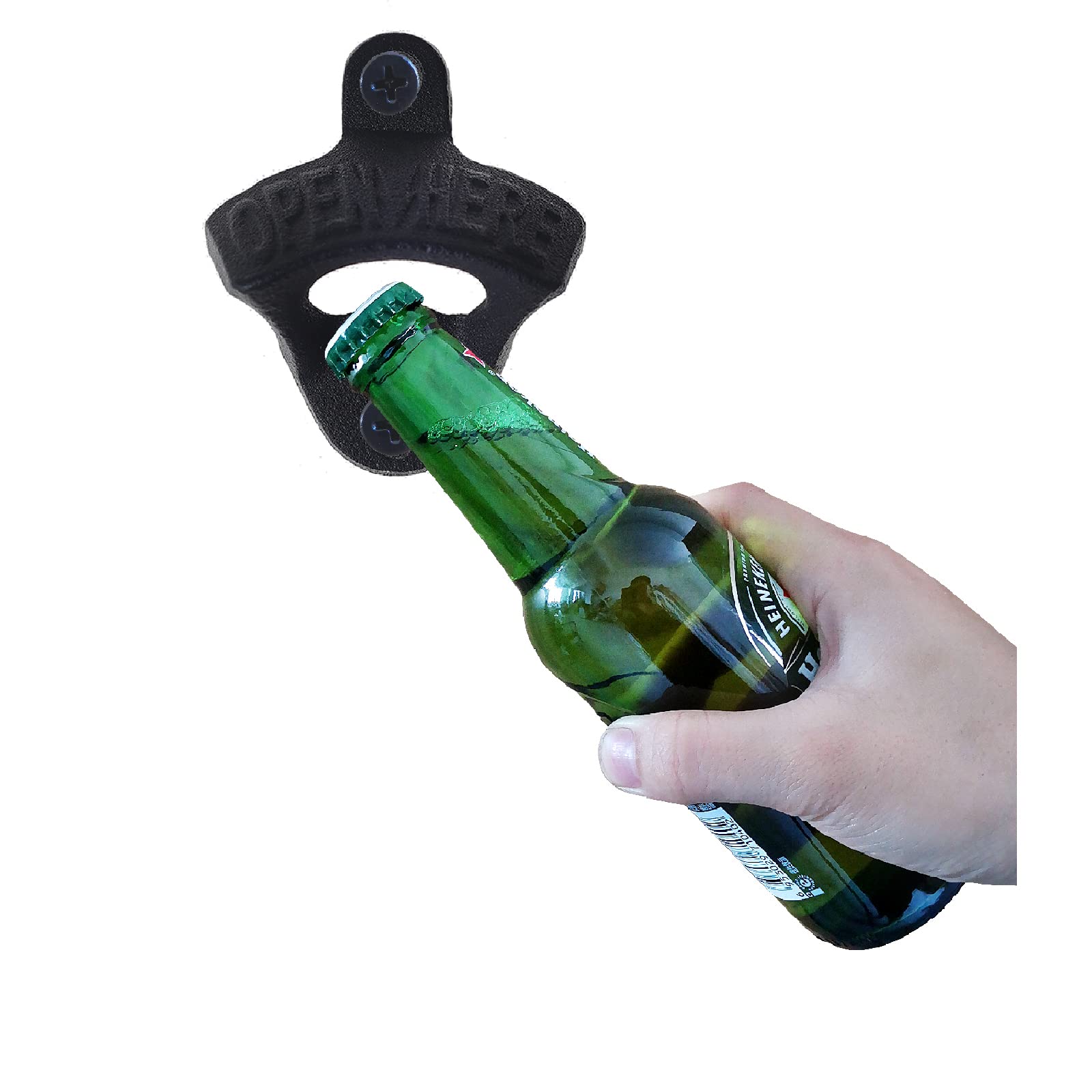 Bierflaschenöffner aus Gusseisen, zur Wandmontage, für Bar, DIY, Tischkühler, 50 Stück