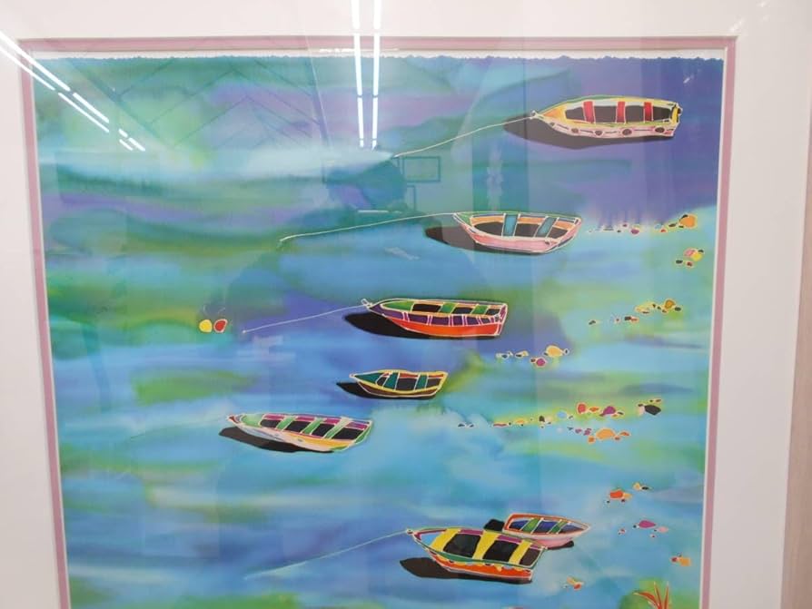 期間限定、値下げ！ ジェニファー・マークス絵画 海 絵画 風景画 カリブ海 シルクスクリーン 版画 ジェニファー