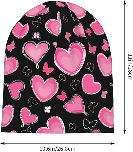 Miniatura 9 de LAIPUTER Gorro de punto de quimioterapia cerrado estándar, holgado, holgado, con calavera, para mujeres y hombres