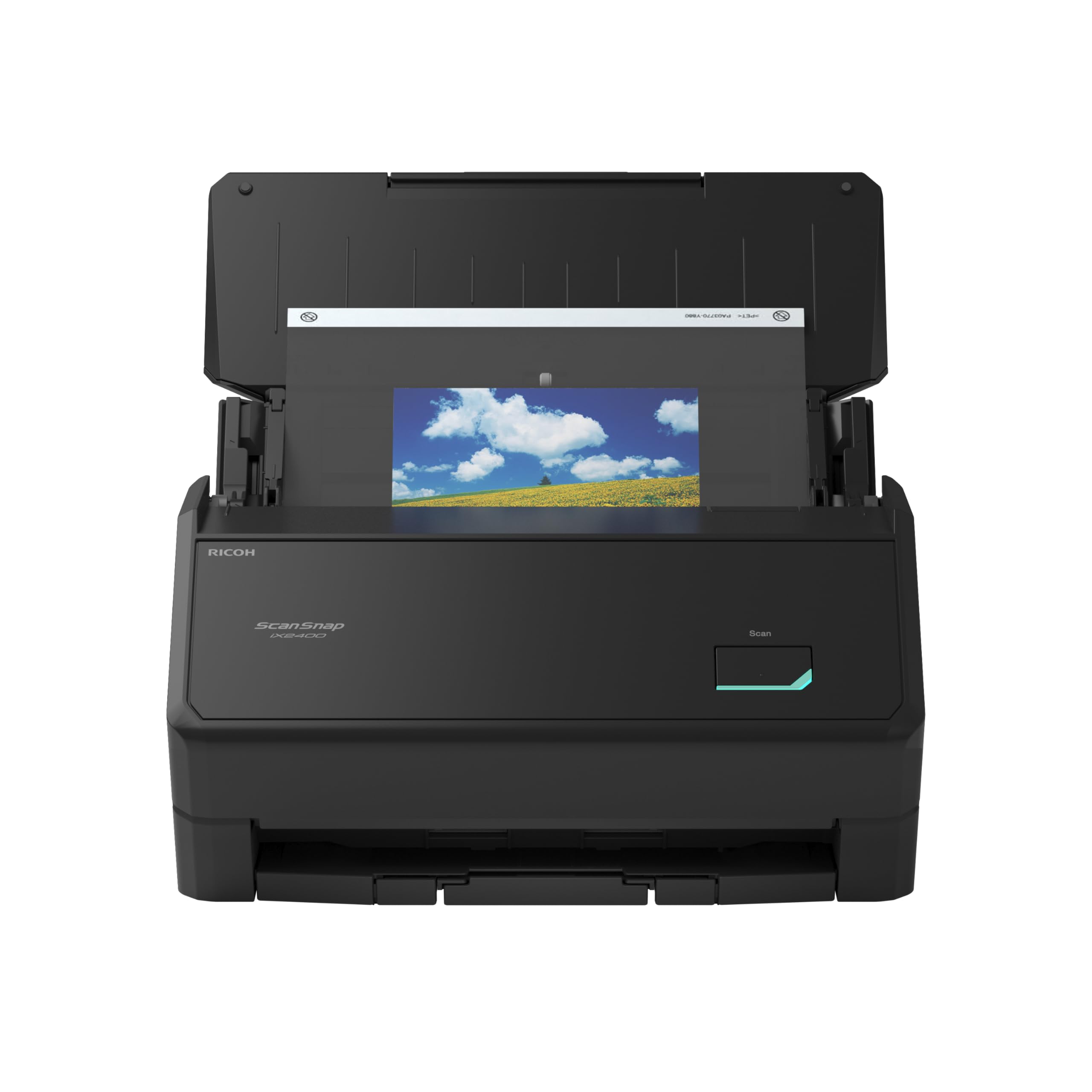 ScanSnap iX2400 A4 Document Scanner (Black) - Incluye software PDF de tungsteno, 45 ppm dúplex, alimentador automático de documentos, USB 3.2, Wi-Fi y Bluetooth, escáner de oficina de alta resolución
