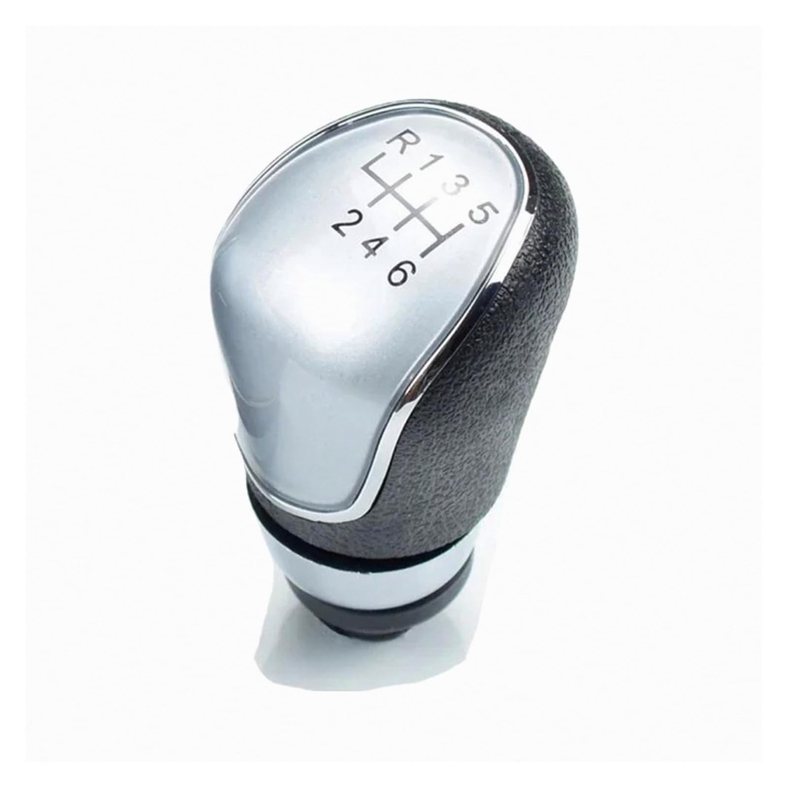 MKGKACVCPT Knob with Boot Gear Shifter Knob Manual for Kuga I 08-12/C-Max 07-10 5-Speed / 6-Speed Black/Purple Stylish Gear Shift OE 8V4R-7P002-KB Gb64637aa 1639784 8F4p2k 1PC/2PCS(R6 Speed)