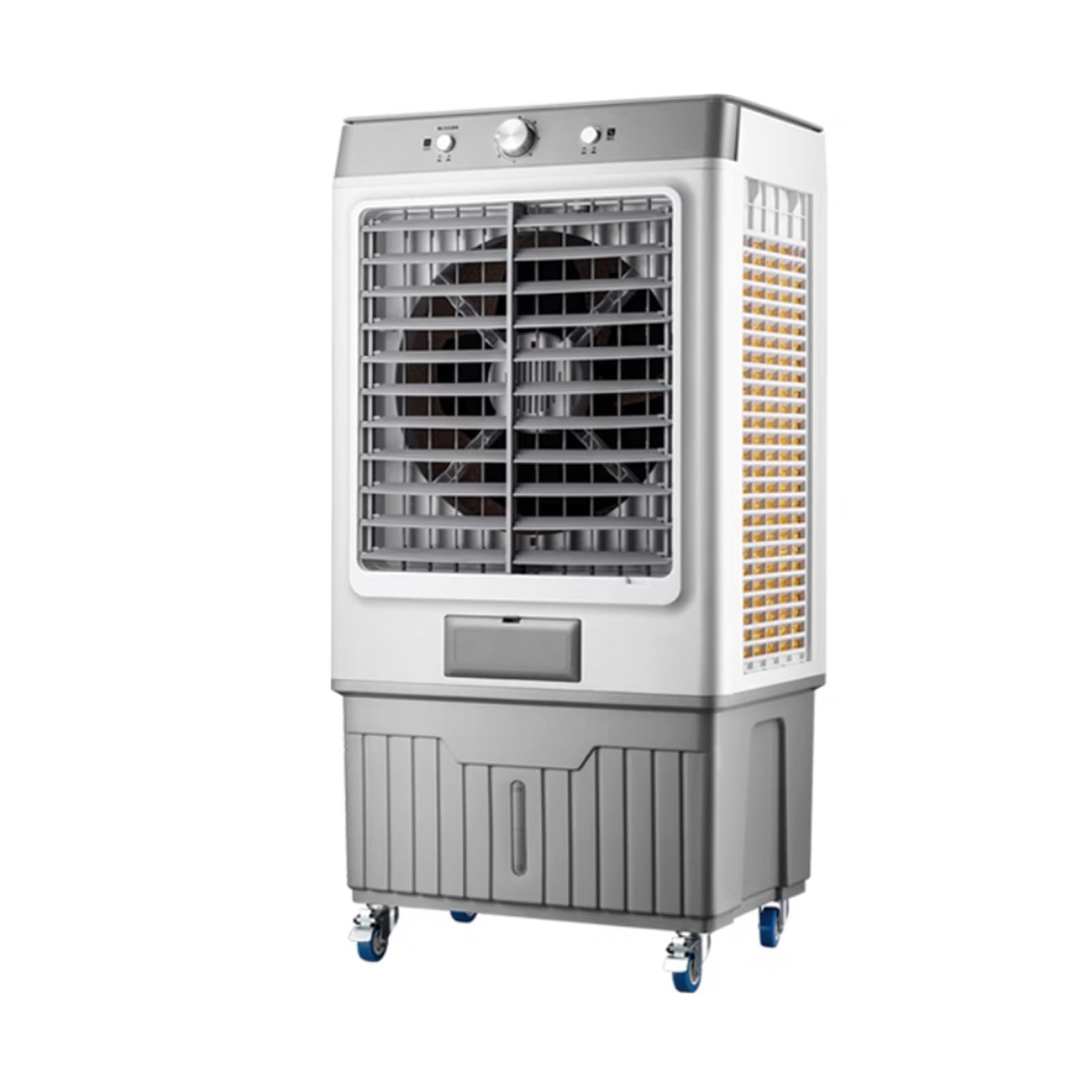 TIANQIHAO Evaporative Air Cooler With Oscillation, Mobile Ac Fan With Remote, 3 Speeds, 12H Timer For Bedroom Living Room Office,18000 Air Volume-Mechanical
