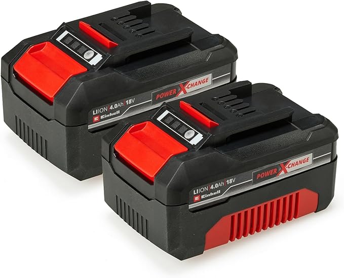 Original Einhell Système à double batterie 5,2 Ah Twinpack Power X-Change (Li-ion, 18V 2x 5,2 Ah