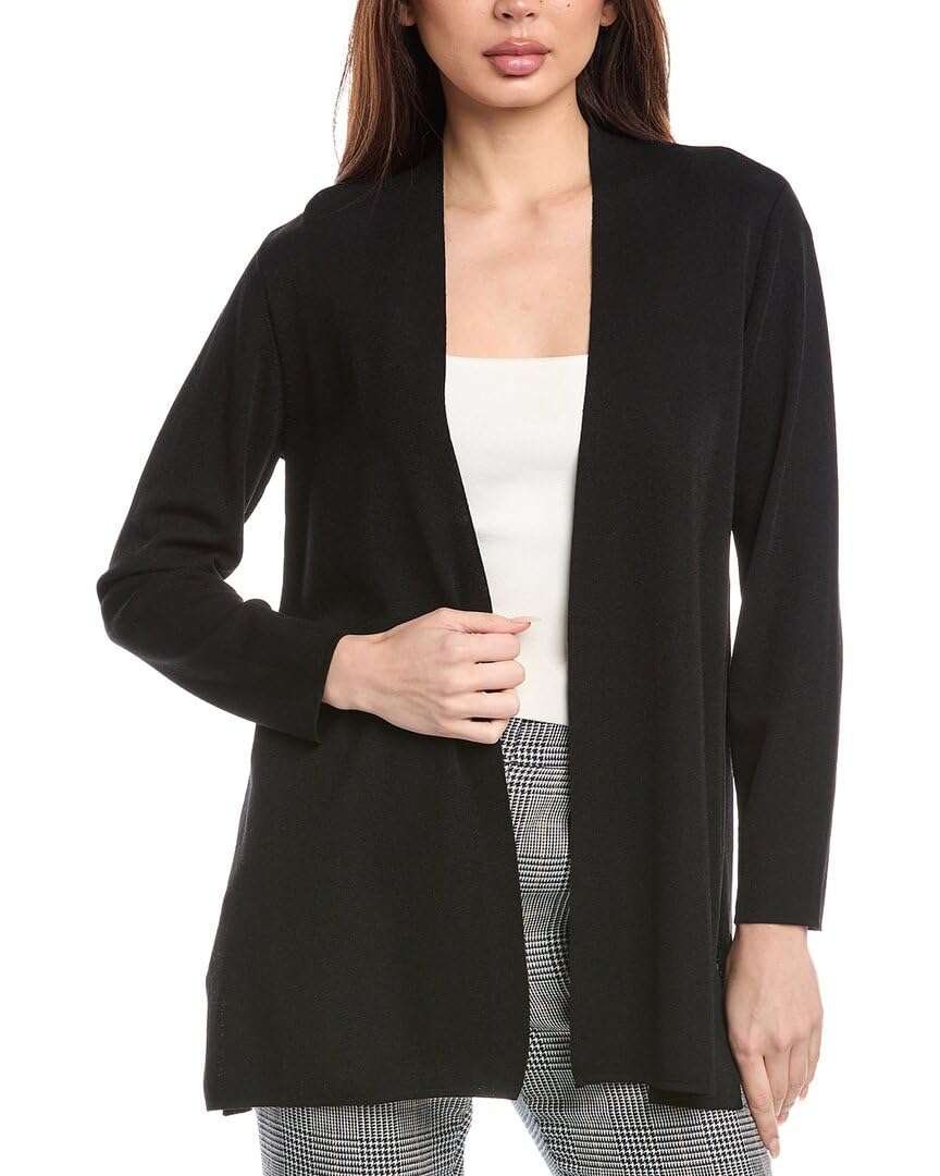 Anne Klein Women's Nappa Kissing Front Cardigan