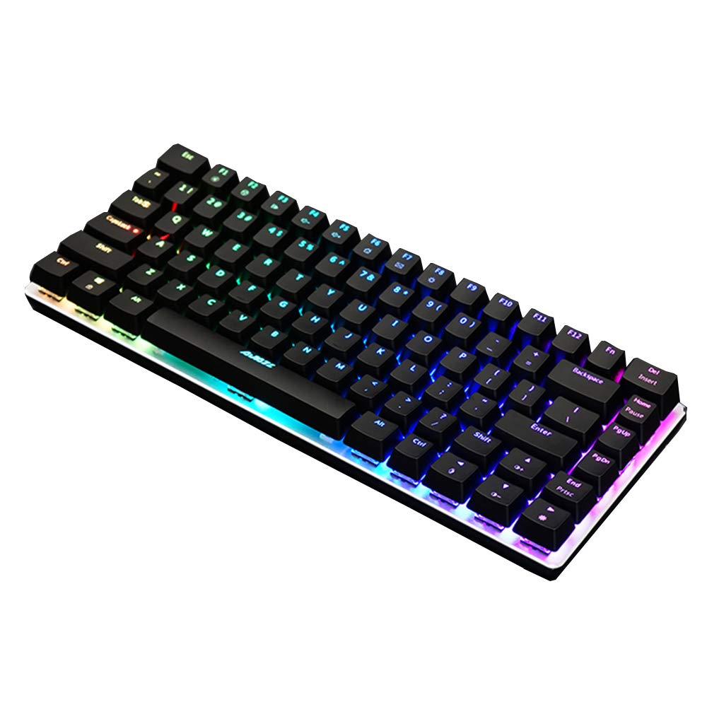 ☆メカニカル式ゲーミングキーボードLEDバックライト付き Amazon | Ajazz Geek AK33バックライト付きUSB有線ゲーミング