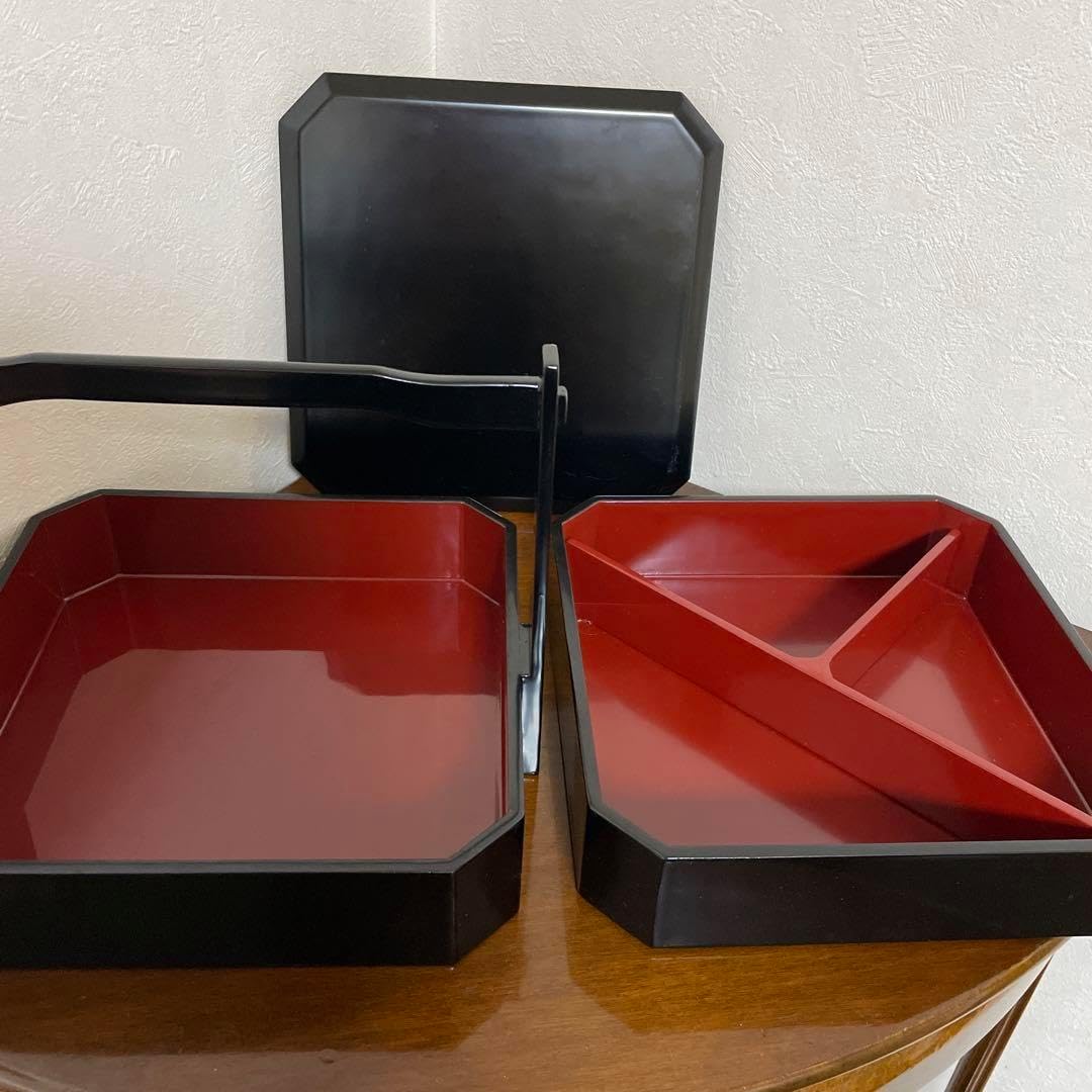 会津塗り　重箱２段 2段重箱 会津絵（1個） | 【会津漆器・会津塗り専門店】会津名匠