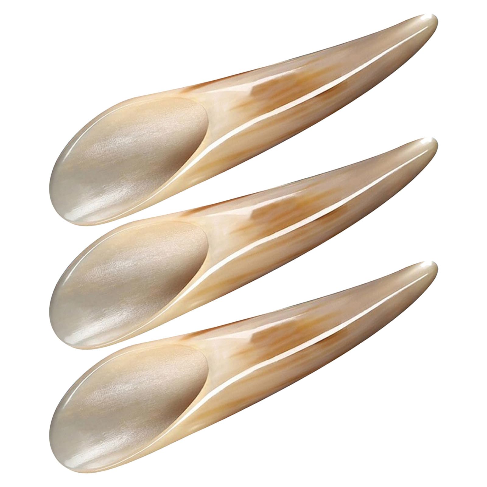 Gatuida 3 strumenti per il viso Gua Sha: strumento per raschiare Gua Sha in corno di bue - massaggiatore muscolare per schiena, collo e corpo - design confortevole per casa e viaggio