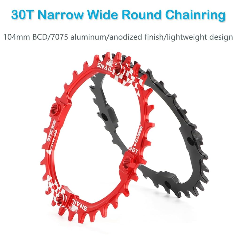 Amazon.com : CYSKY Bike Chainring 104 BCD 30T to 52T Narrow