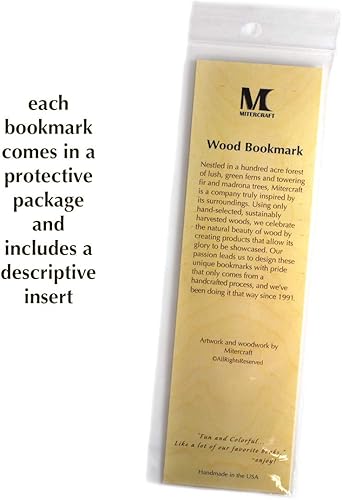 Miniatura 8 de Marcador de libros de madera grabado hecho a mano con código Konami, también disponible personalizado, fabricado en Estados Unidos