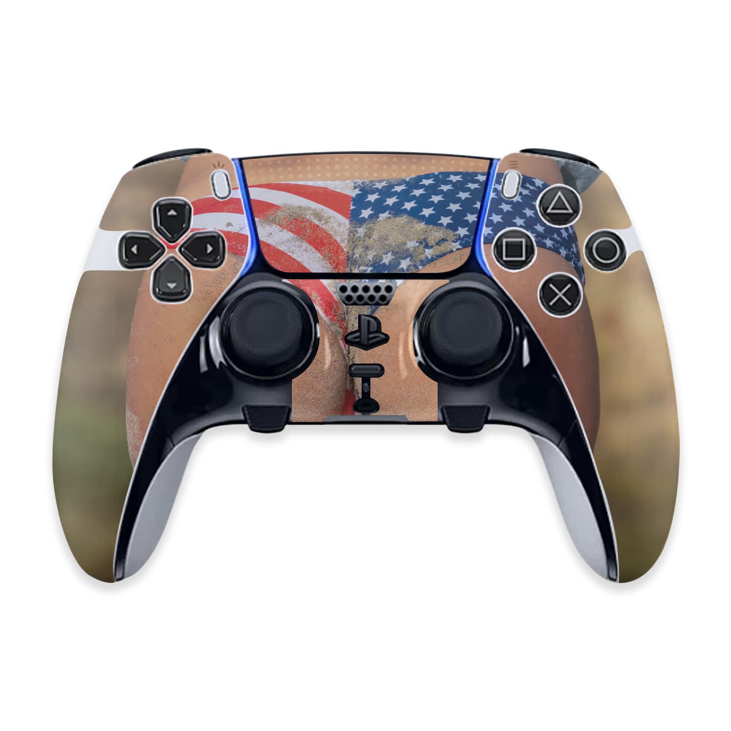 MightySkins Skin Compatible with PS5 DualSense Edge Controller - Sandy Cheeks | Protective, Durable, and Unique Vinyl Decal wrap Cover | Easy to Apply & Change Styles | Made in The USA