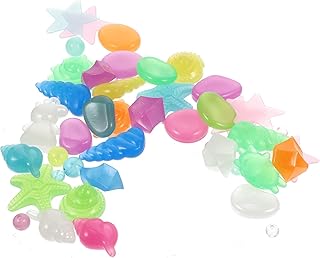 Ipetboom 1 conjunto de pedras luminosas que brilham no escuro pedras de seixos brilhantes para aquário de peixes e passarelas de jardim
