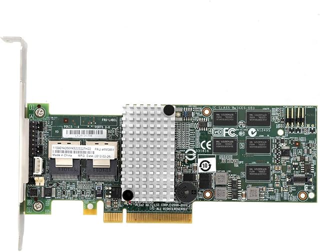 IBM M5015 Array Card, Megaraid 9260-8i SATA/SAS Controller RAID 6G PCI-E x8 Array Card for LSI 46M0851 Supporting 3Gb/s and 6Gb/s SATA/SAS Hard Disk Drives