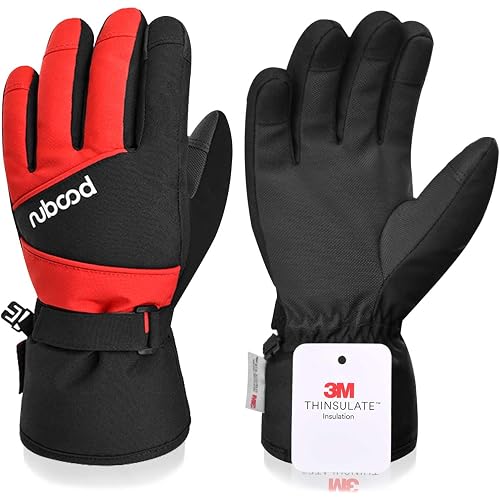 Azarxis Kids Ski Gloves Winter Warm Snow Glove for Boys Girls Cycling Snowboarding Skating