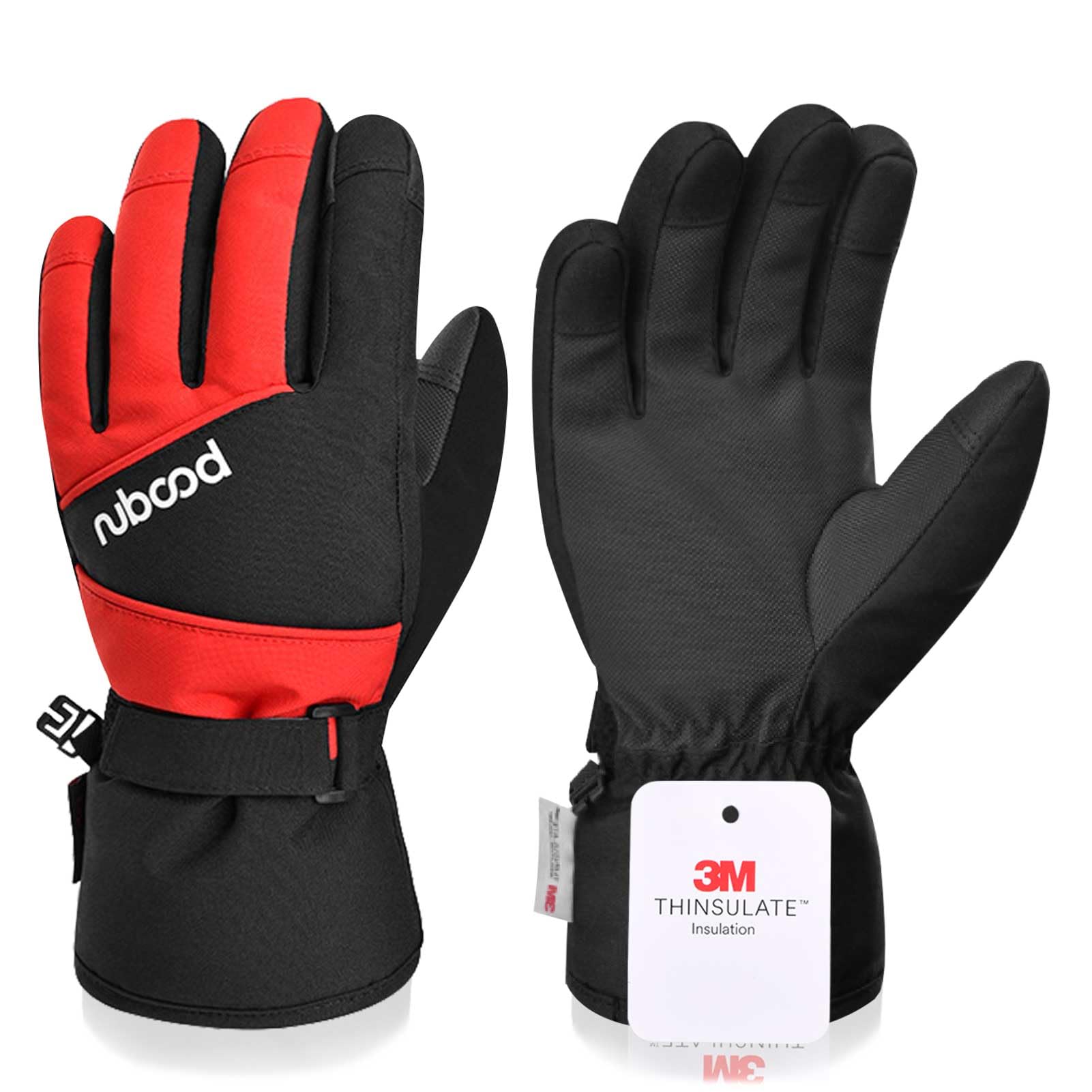 Azarxis Kids Ski Gloves Winter Warm Snow Glove for Boys Girls Cycling Snowboarding Skating
