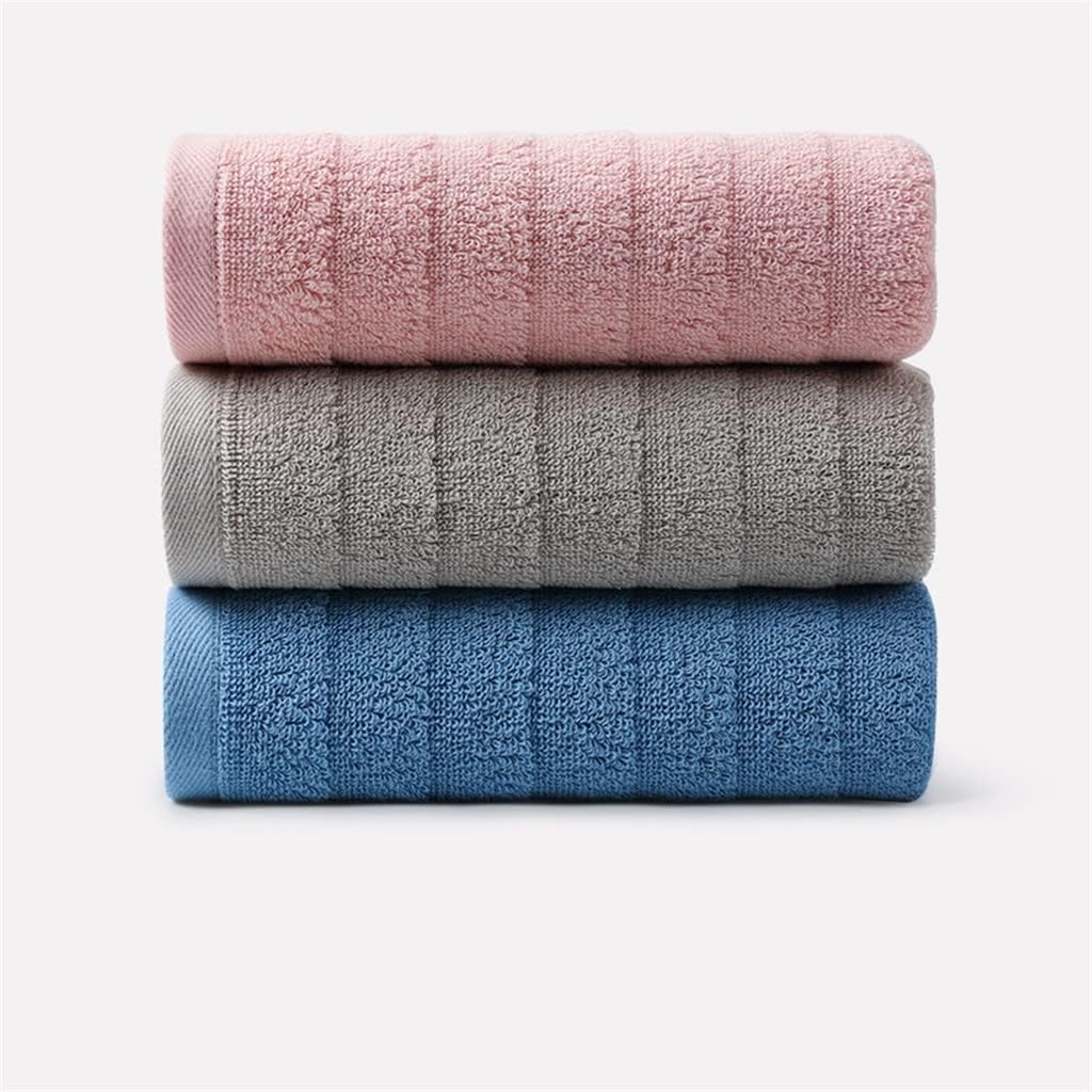 Towel Cotton wash Your face Bath Home Adult Soft Water Suction face Towel(B 3PS)