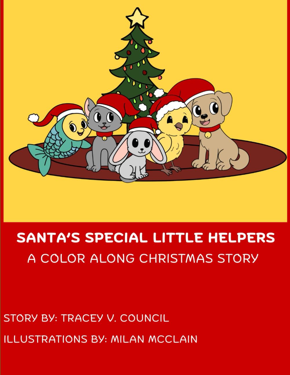 Santa's Special Little Helpers: A Color Along Christmas Story