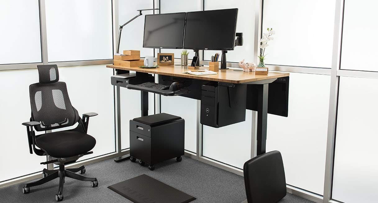 Buy UPLIFT Desk V2 Bamboo Standing Desk 1" Thick Rectangular