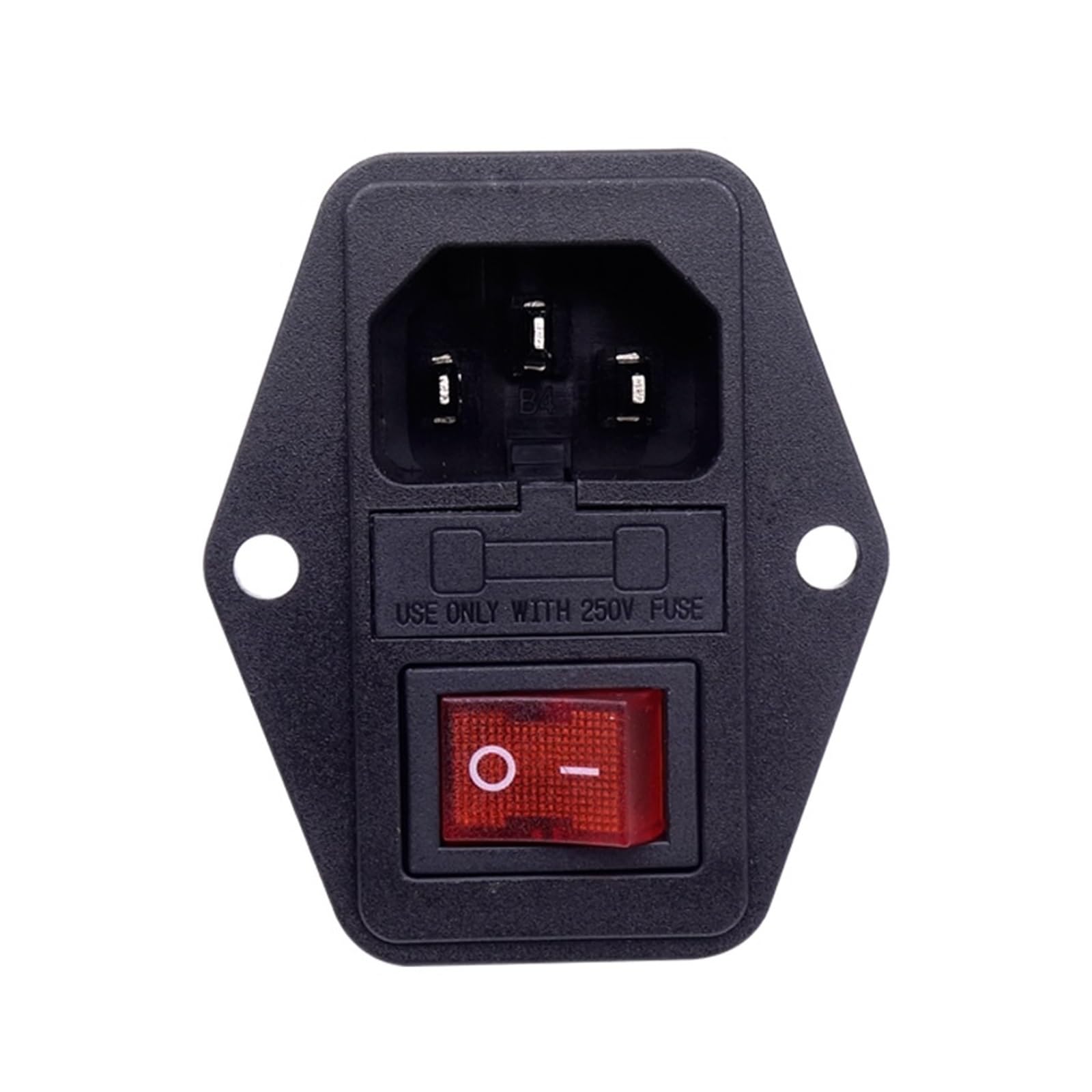 Prise de courant alternatif avec interrupteur fusible pour rénover vos appareils d'atelier 15A